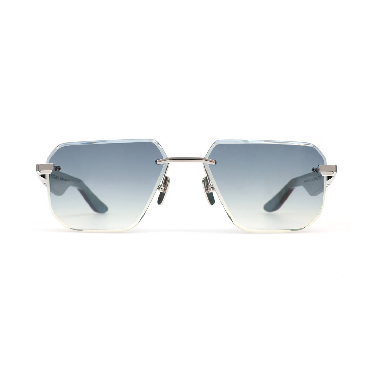Maybach THE VISIONIST SUN I luxury rectangle unisex sunglasses Front View 