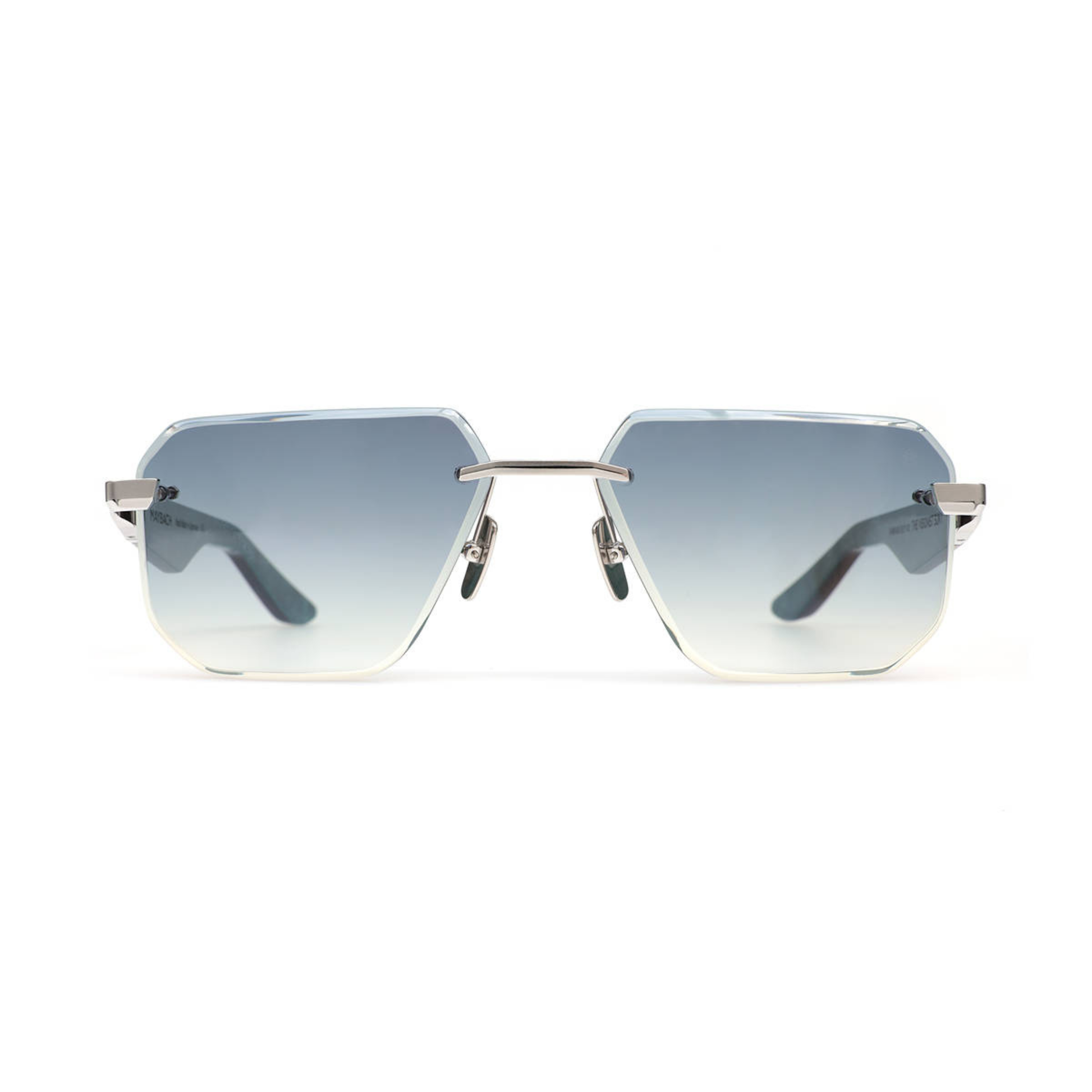 Maybach THE VISIONIST SUN I luxury rectangle unisex sunglasses Front View 