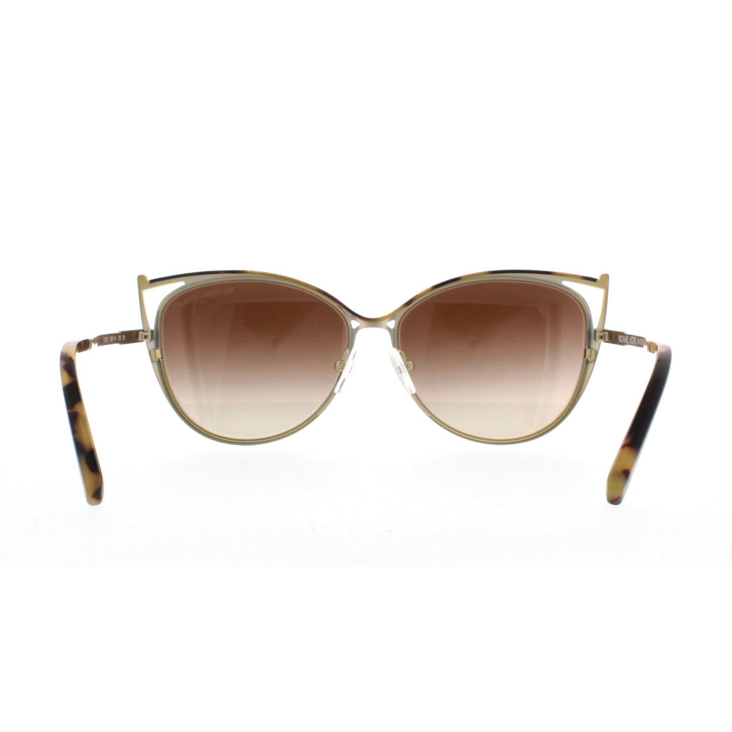 Michael Kors MK1020 women metal cat eye sunglasses hinge frame detail