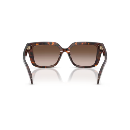 TortoiseBrown403113 Michael Kors MK2275BU Santo Domingo square sunglasses for women