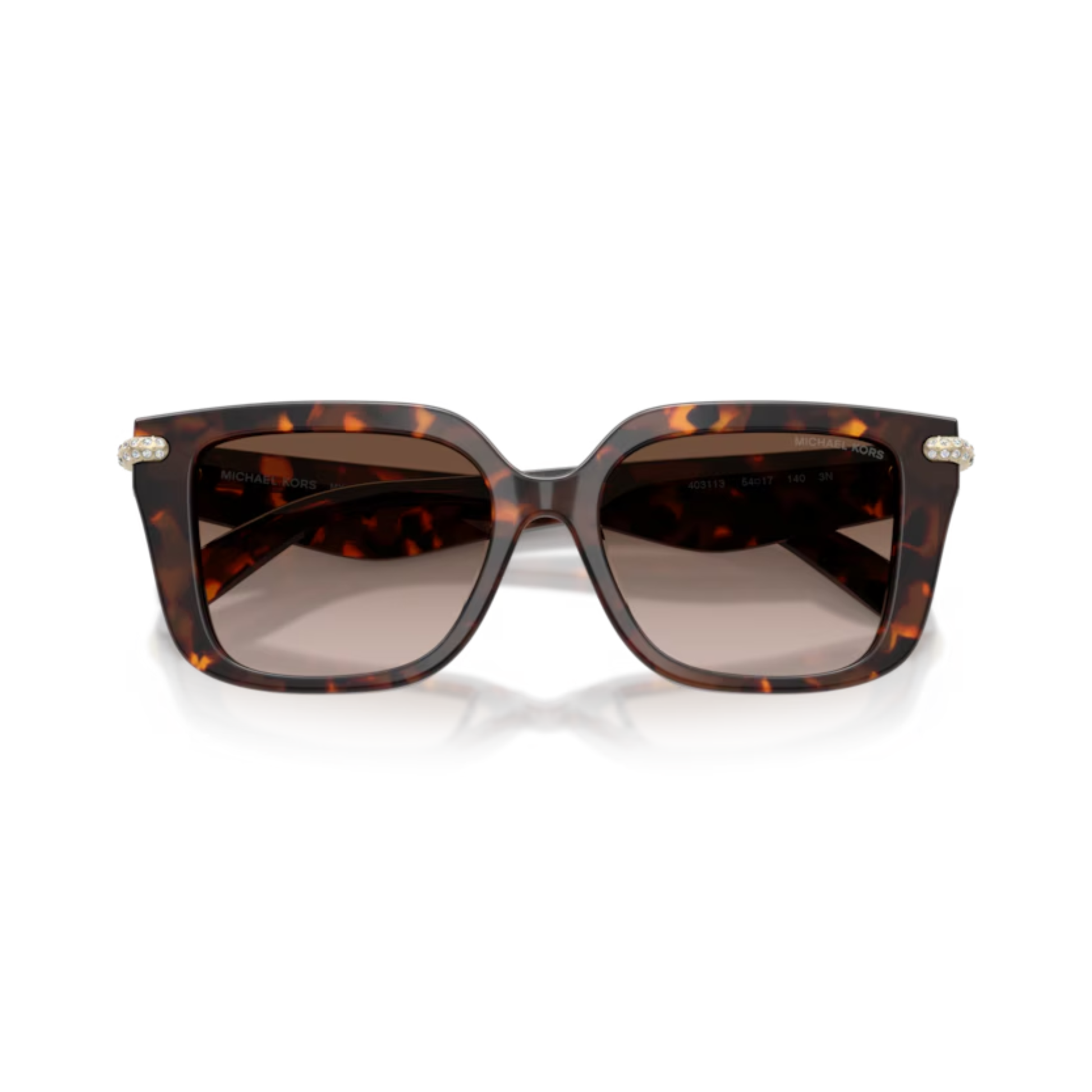 TortoiseBrown403113 Michael Kors MK2275BU Santo Domingo square sunglasses for women