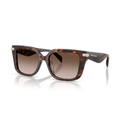 TortoiseBrown403113 Michael Kors MK2275BU Santo Domingo square sunglasses for women