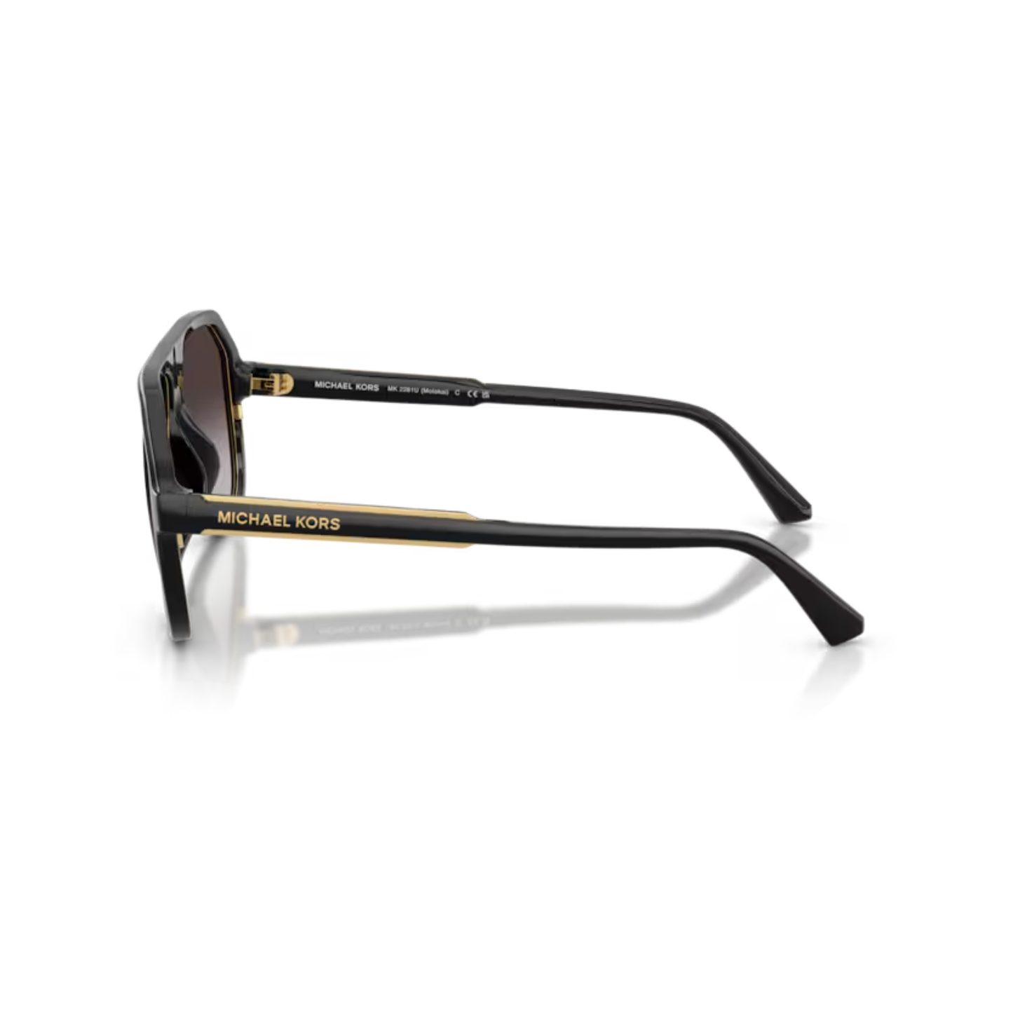 Michael Kors MK2281U Molokai Aviator Sunglasses Side View