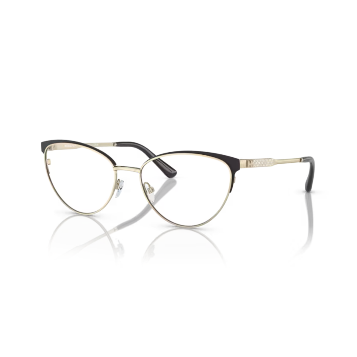 Michael Kors MK3064B women’s metal cat-eye full rim optical frame front view