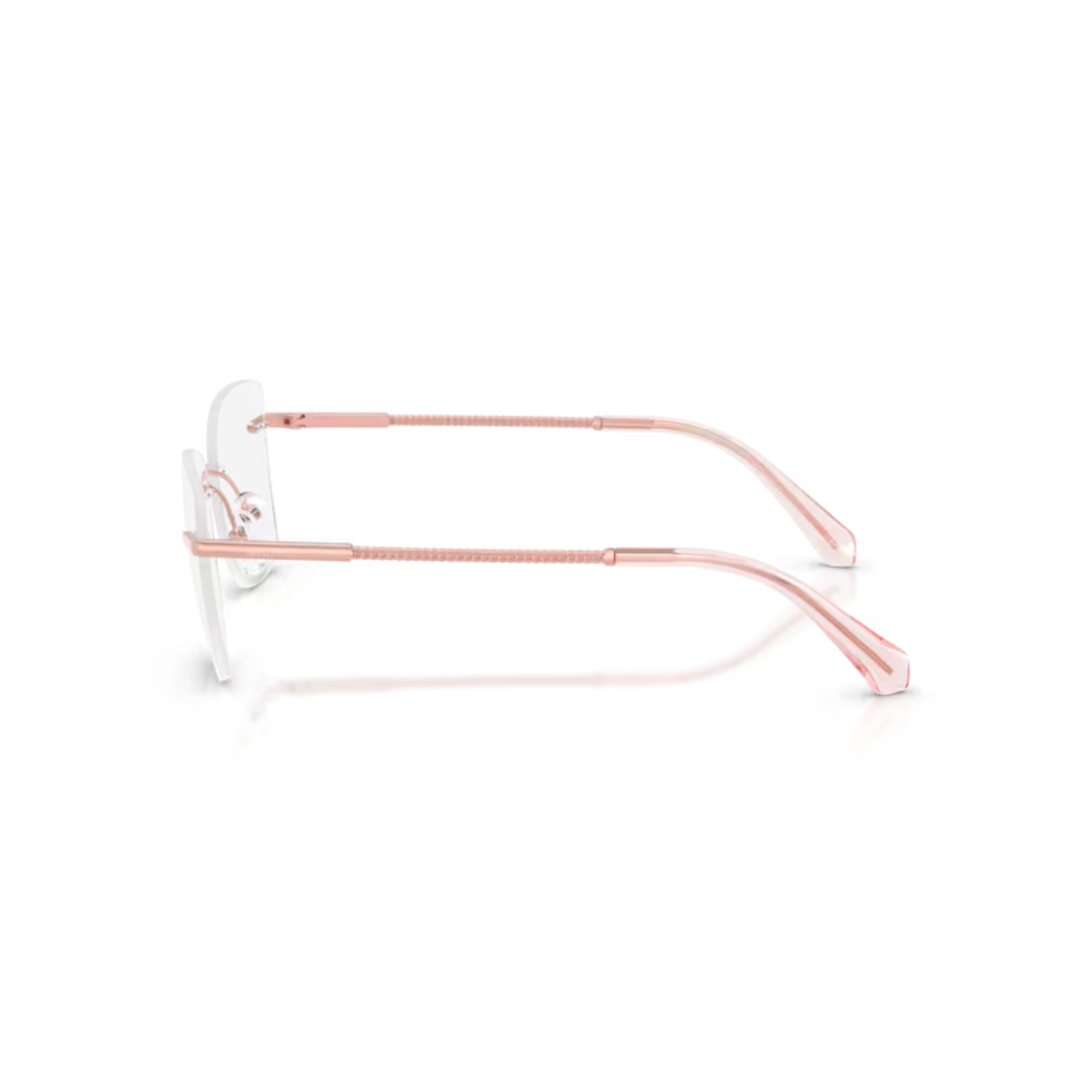 Michael Kors MK3099 Rimless Cat Eye Eyeglasses Side View