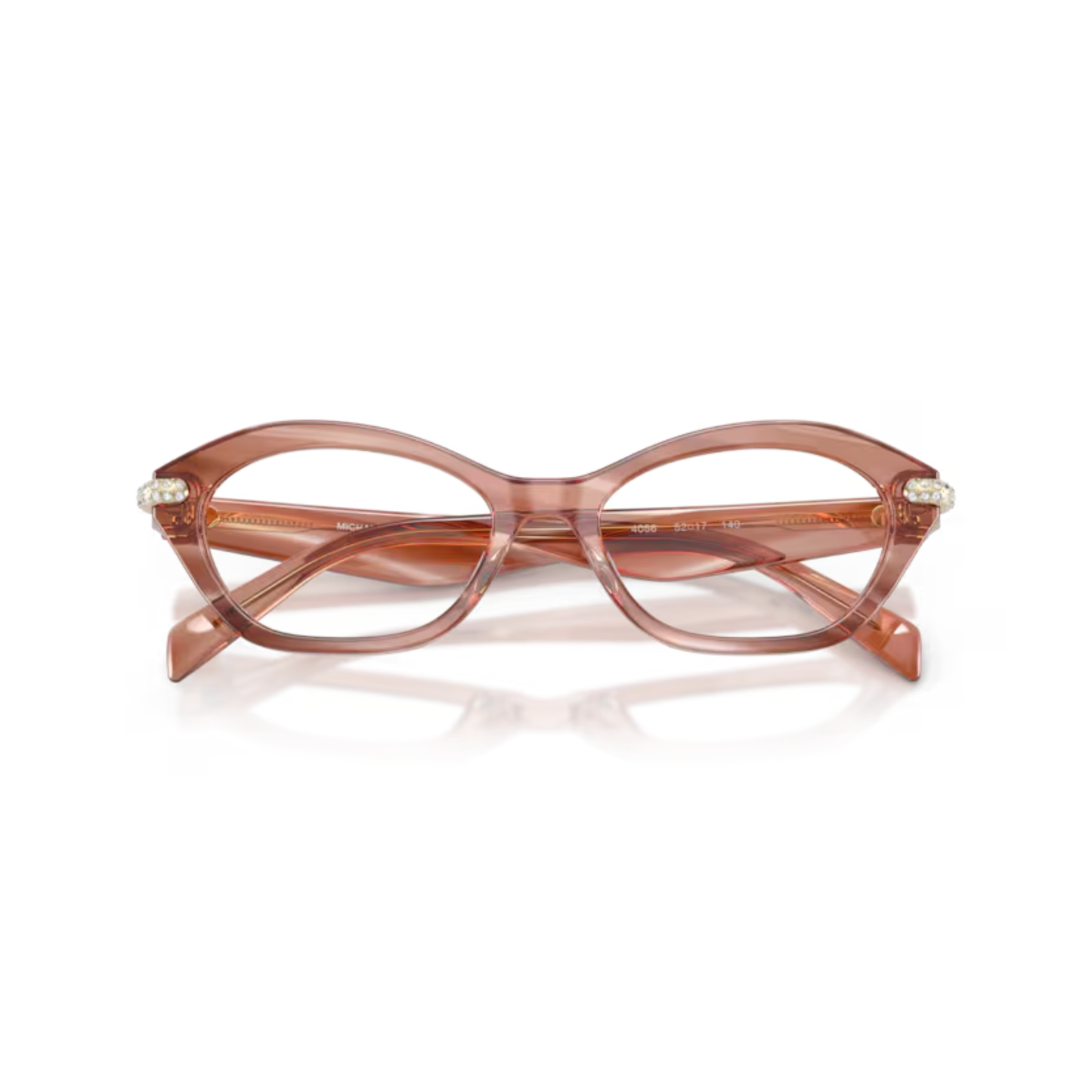 PinkTransparent4056 Michael Kors MK4186BU women’s cat eye acetate eyeglass frame