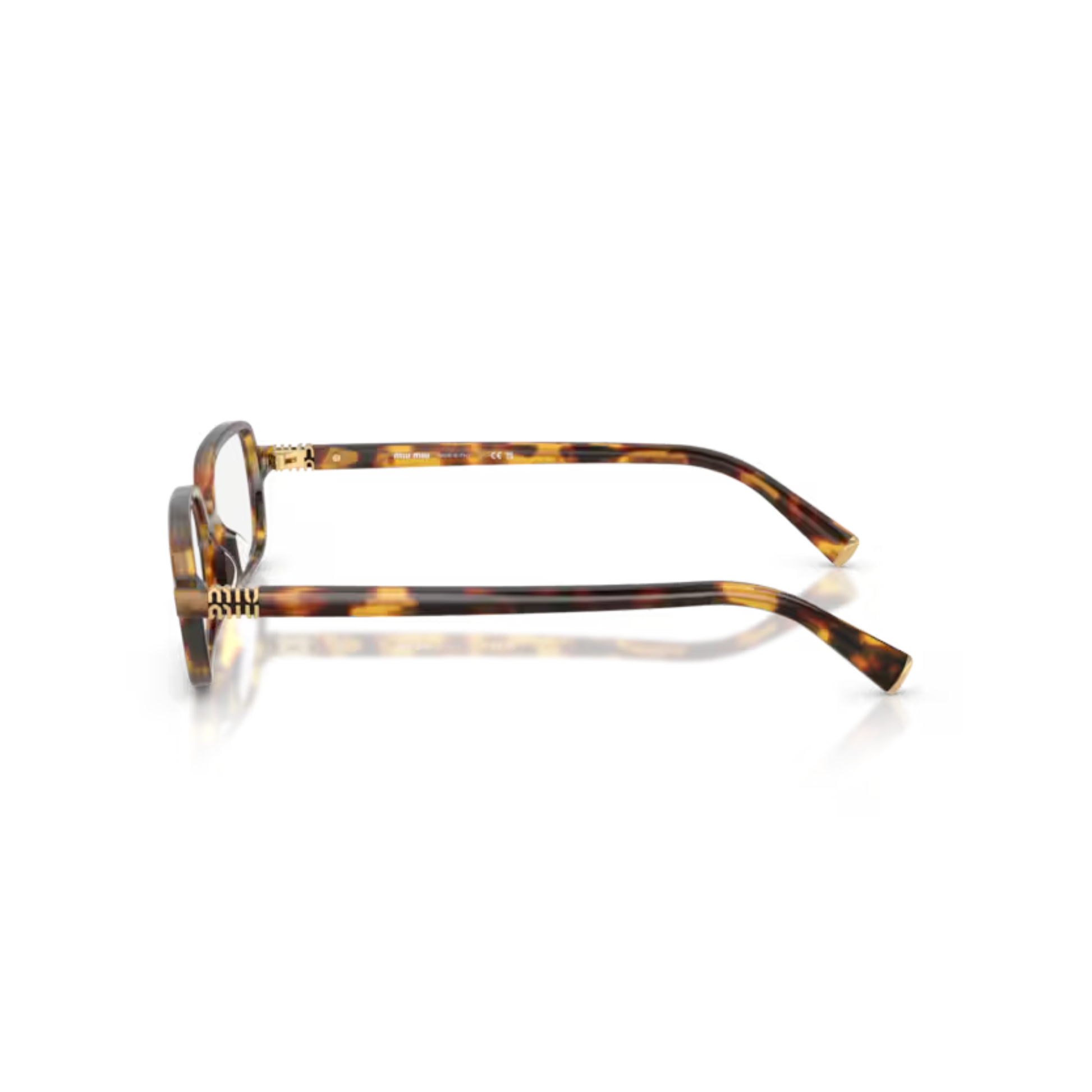 Miu Miu MU01YV women's rectangle full-rim optical frame with premium Italian craftsmanship and luxury designer styling.