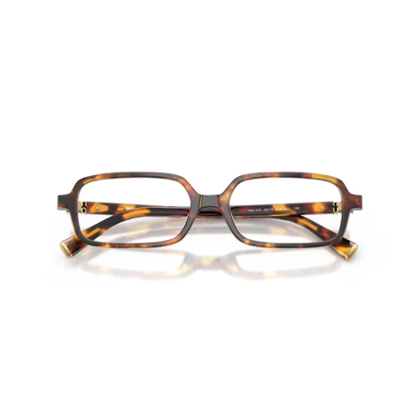 Miu Miu MU01YV women's rectangle full-rim optical frame with premium Italian craftsmanship and luxury designer styling.