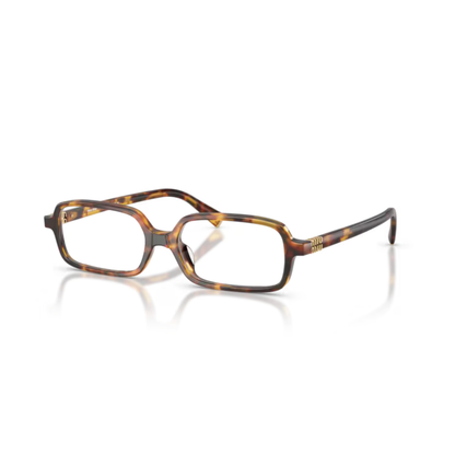Miu Miu MU01YV women's rectangle full-rim optical frame with premium Italian craftsmanship and luxury designer styling.
