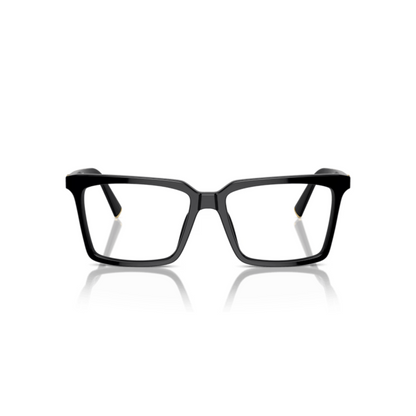 Miu Miu MU08XV Black/16K1O1 optical glasses in black with oversized square full-rim frame