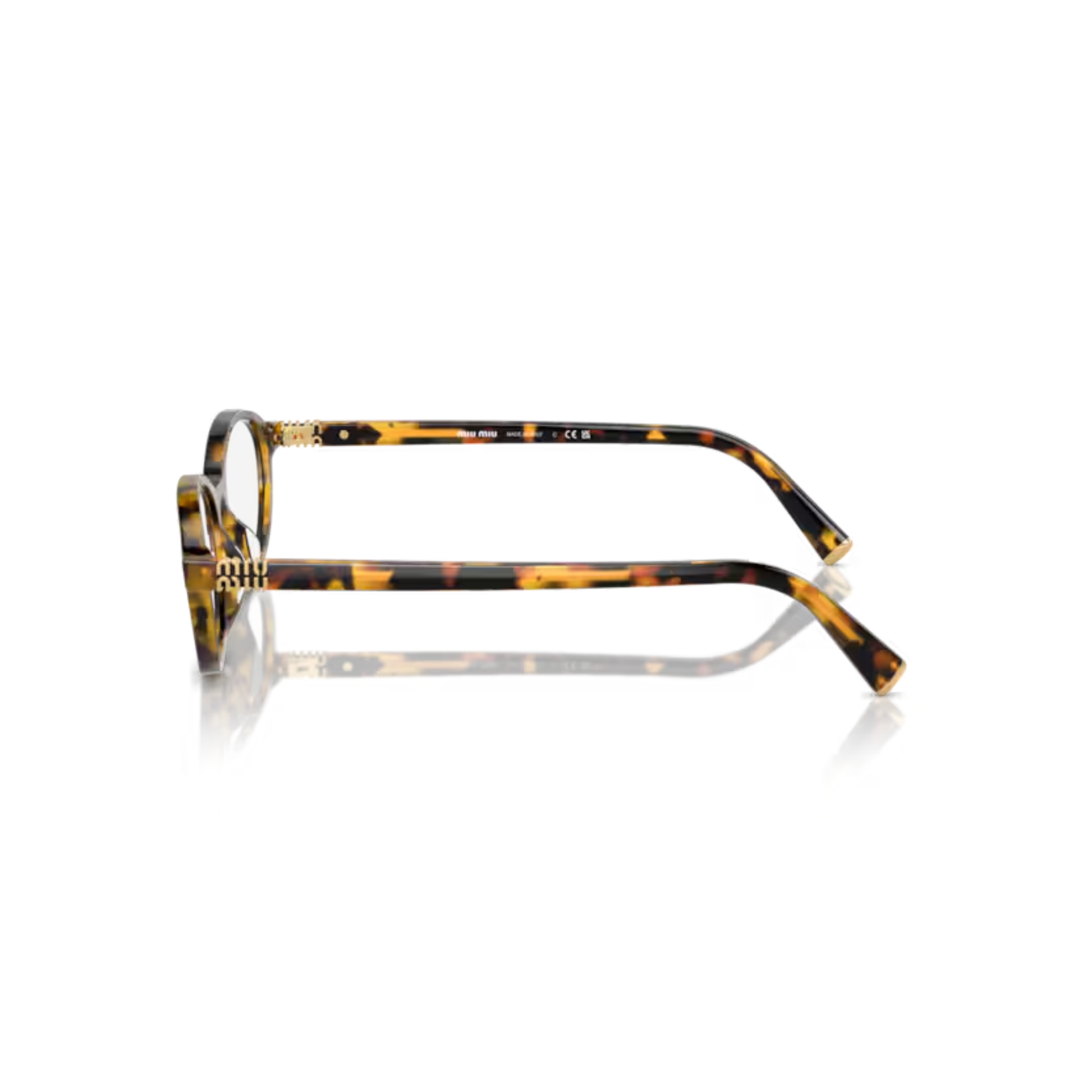Miu Miu MU09XV women's cat-eye optical frame featuring premium Italian craftsmanship and an elegant full-rim design.