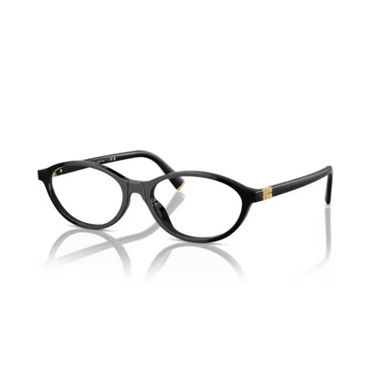 Miu Miu MU09XV women's cat-eye optical frame featuring premium Italian craftsmanship and an elegant full-rim design.