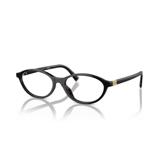 Miu Miu MU09XV women's cat-eye optical frame featuring premium Italian craftsmanship and an elegant full-rim design.