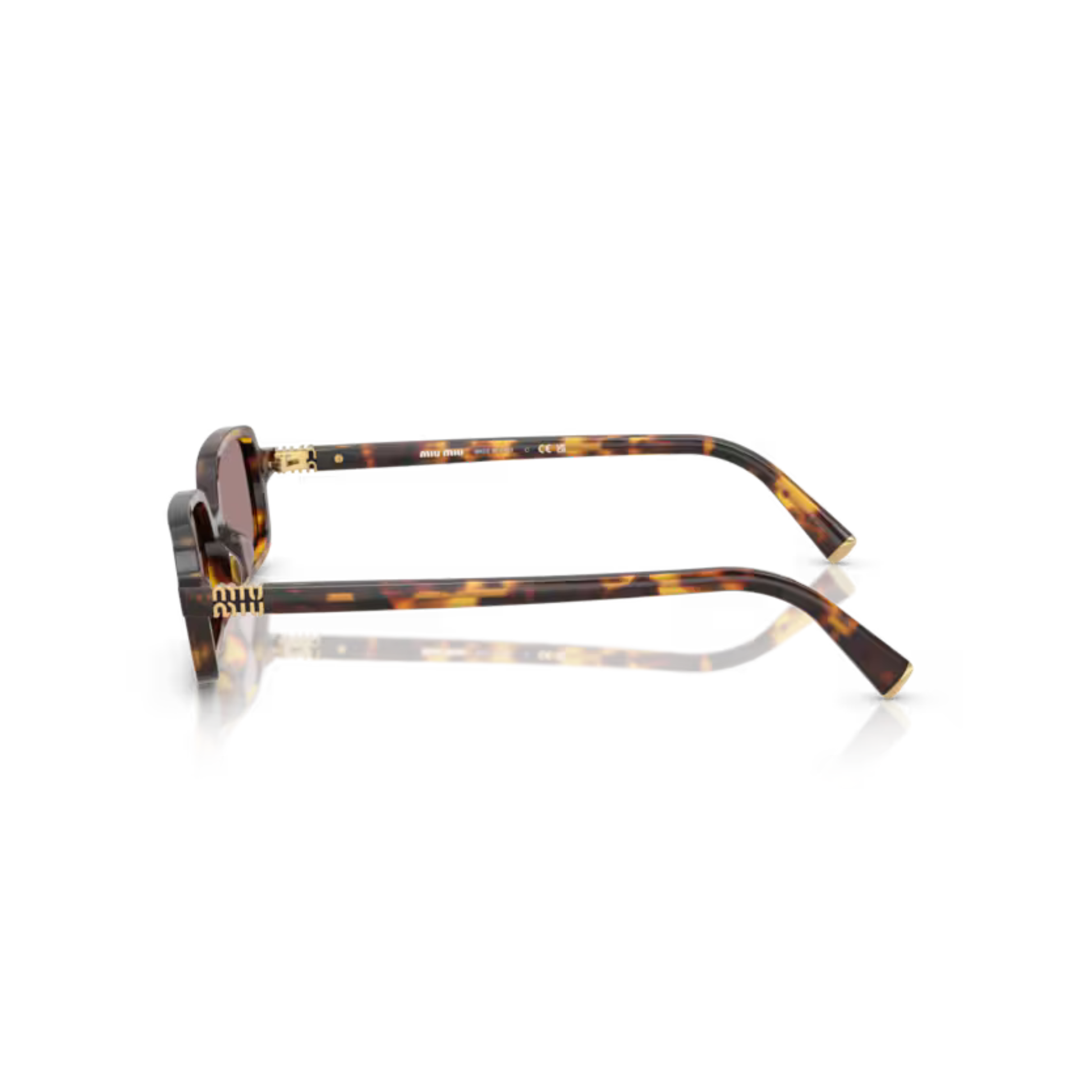 Miu Miu MU11ZS women's rectangle sunglasses with premium designer styling and UV-protective lenses.