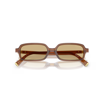 Miu Miu MU11ZS women's rectangle sunglasses with premium designer styling and UV-protective lenses.