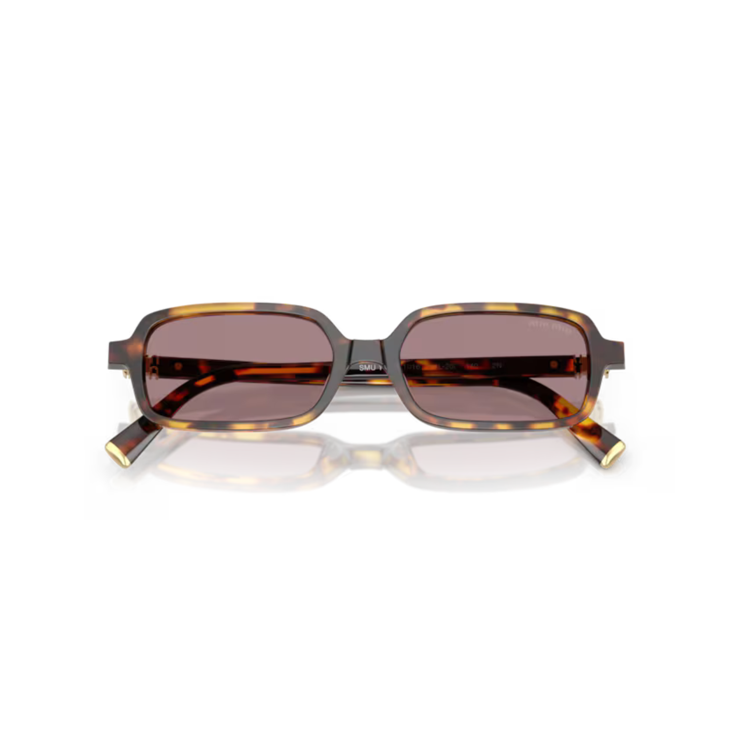 Miu Miu MU11ZS women's rectangle sunglasses with premium designer styling and UV-protective lenses.