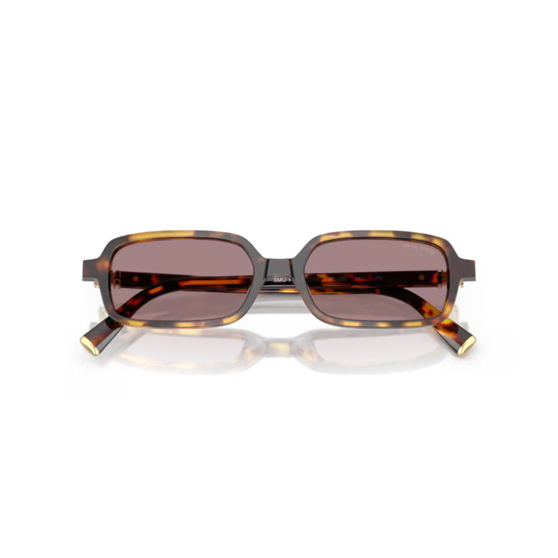 Miu Miu MU11ZS women's rectangle sunglasses with premium designer styling and UV-protective lenses.