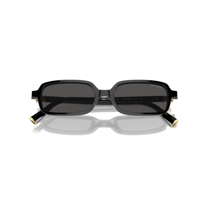 Miu Miu MU11ZS women's rectangle sunglasses with premium designer styling and UV-protective lenses.