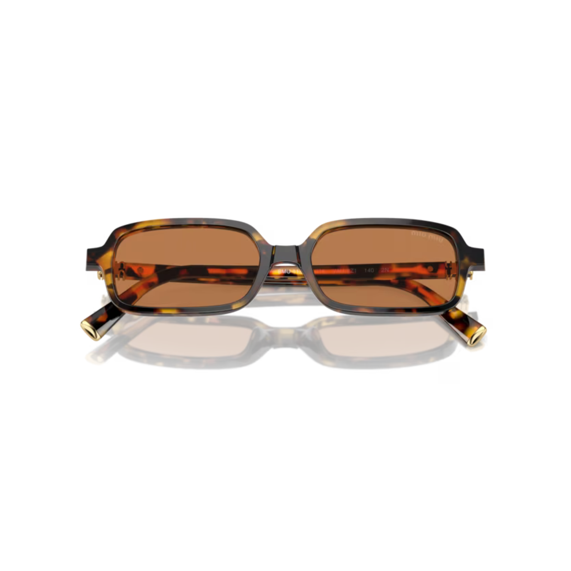 Miu Miu MU11ZS women's rectangle sunglasses with premium designer styling and UV-protective lenses.
