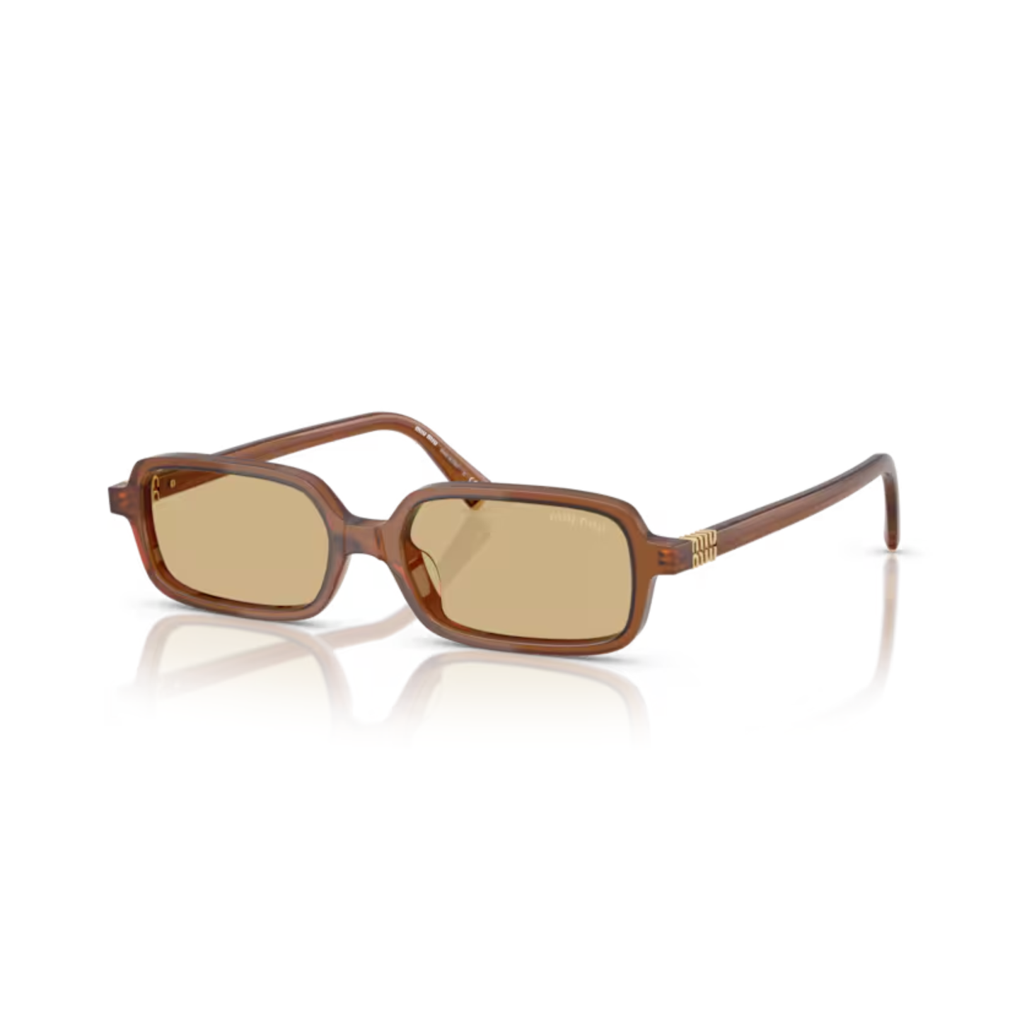 Miu Miu MU11ZS women's rectangle sunglasses with premium designer styling and UV-protective lenses.