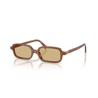 Miu Miu MU11ZS women's rectangle sunglasses with premium designer styling and UV-protective lenses.