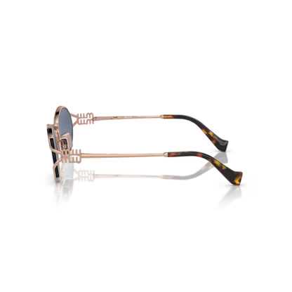 Miu Miu MU52YS women's oval sunglasses featuring premium Italian craftsmanship with an elegant luxury design.