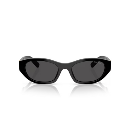 Black16K08Z Miu Miu MUA03S luxury women’s sunglasses with designer frame and UV protected lenses