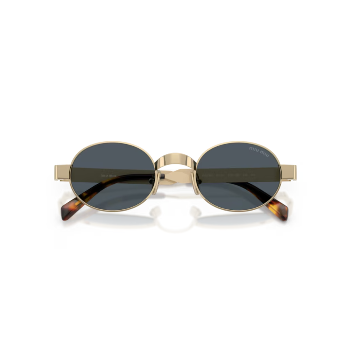 Miu Miu MUB51S women's oval sunglasses with elegant designer styling and premium luxury craftsmanship.