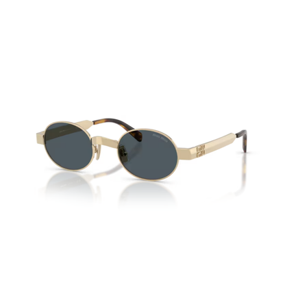 Miu Miu MUB51S women's oval sunglasses with elegant designer styling and premium luxury craftsmanship.