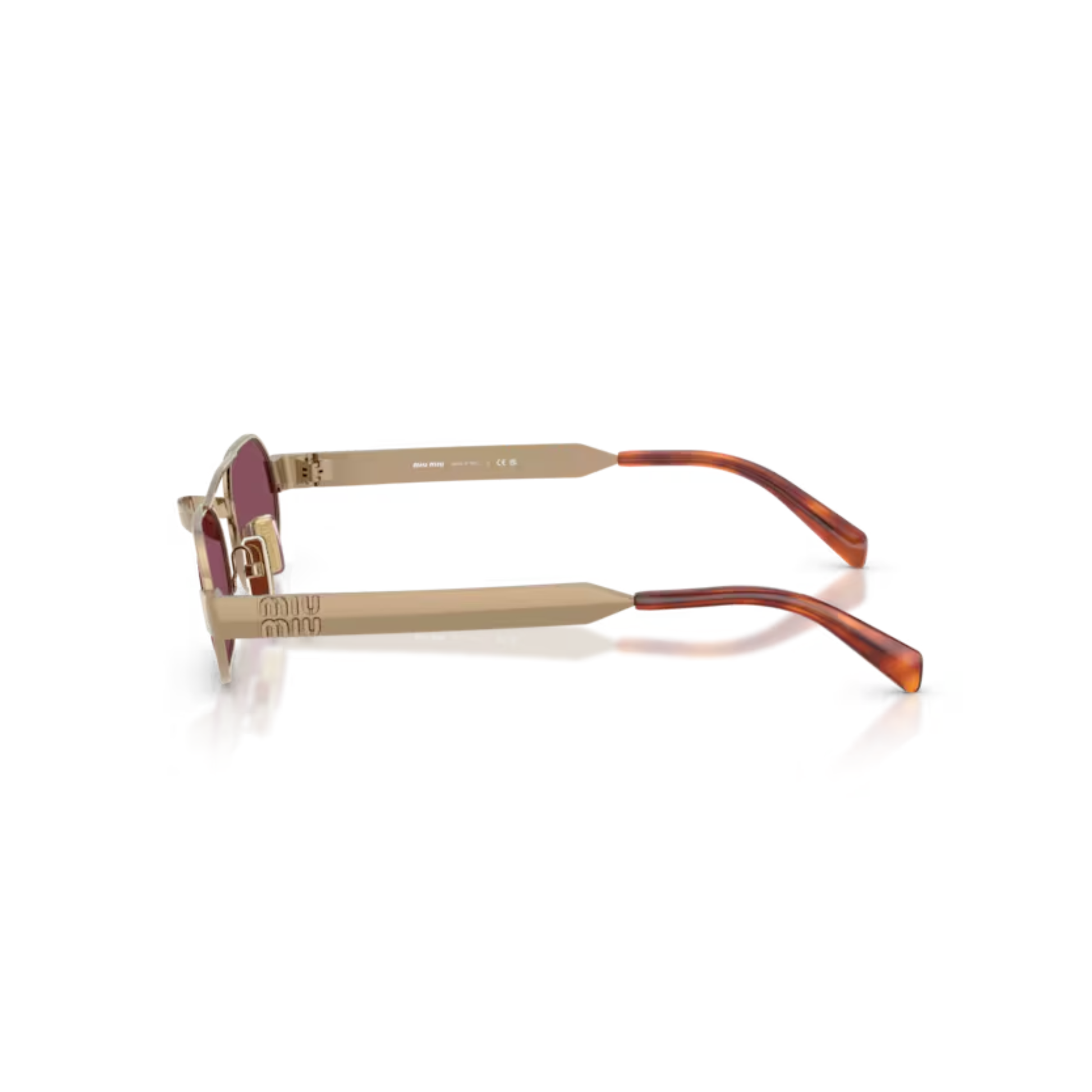 Miu Miu MUB52S women's navigator sunglasses featuring premium Italian craftsmanship and a luxury designer silhouette.