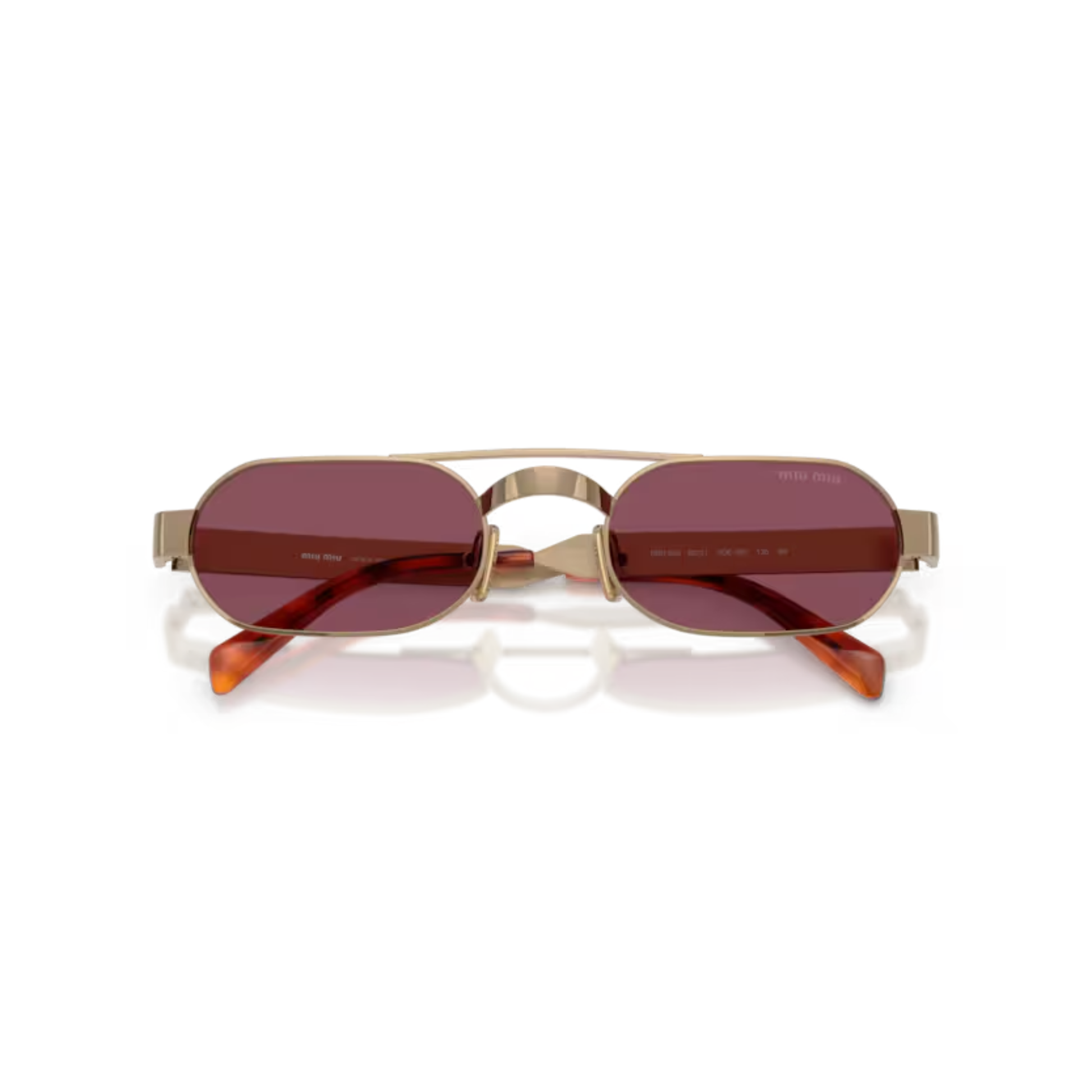 Miu Miu MUB52S women's navigator sunglasses featuring premium Italian craftsmanship and a luxury designer silhouette.