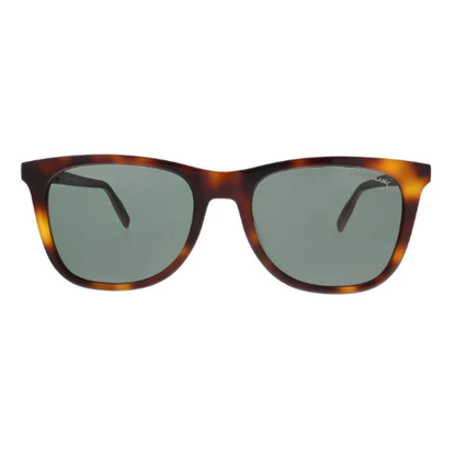 Mont Blanc unisex acetate rectangle full rim sunglasses front view