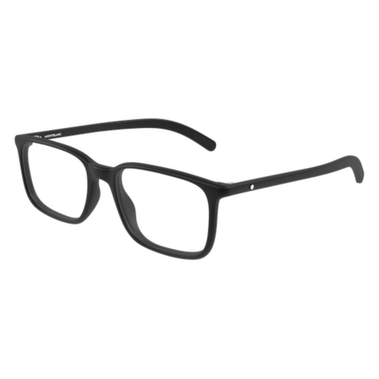 Montblanc MB0328O square optical frame front view with premium acetate construction