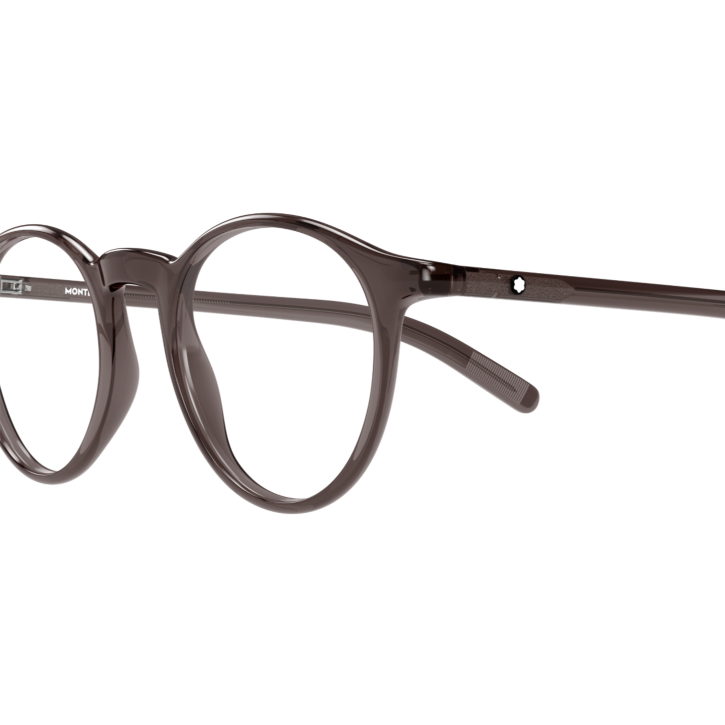 Montblanc MB0329O men's round acetate full-frame optical eyewear