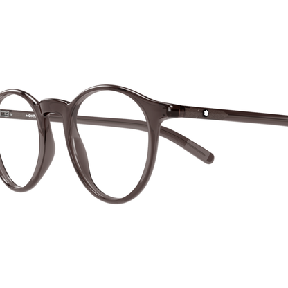 Montblanc MB0329O men's round acetate full-frame optical eyewear