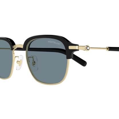 Montblanc MB0390S men's clubmaster acetate and metal luxury sunglasses