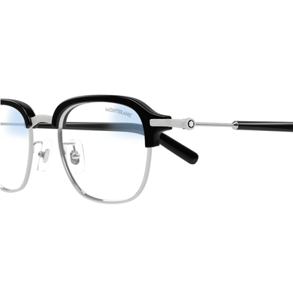 Montblanc MB0390S men's clubmaster acetate and metal luxury sunglasses