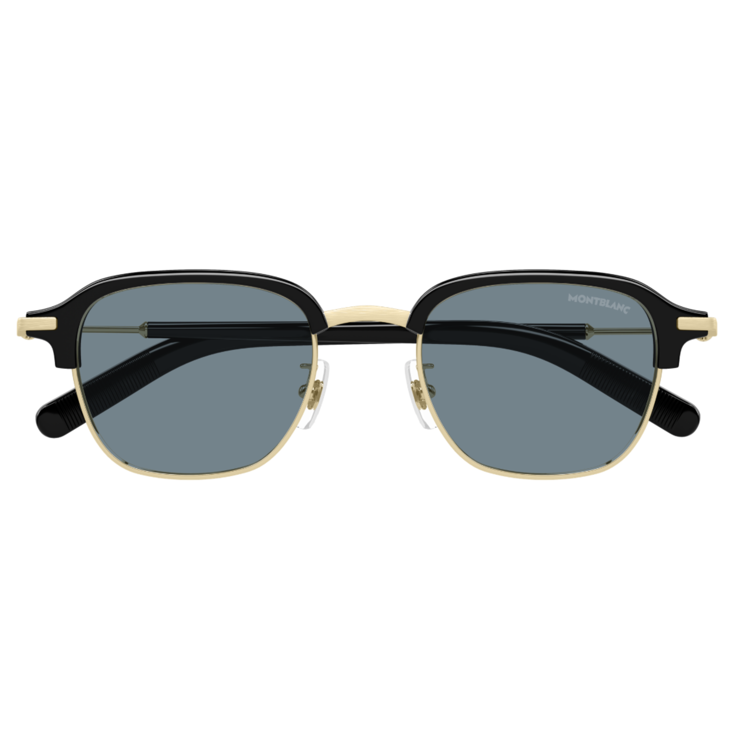 Montblanc MB0390S men's clubmaster acetate and metal luxury sunglasses