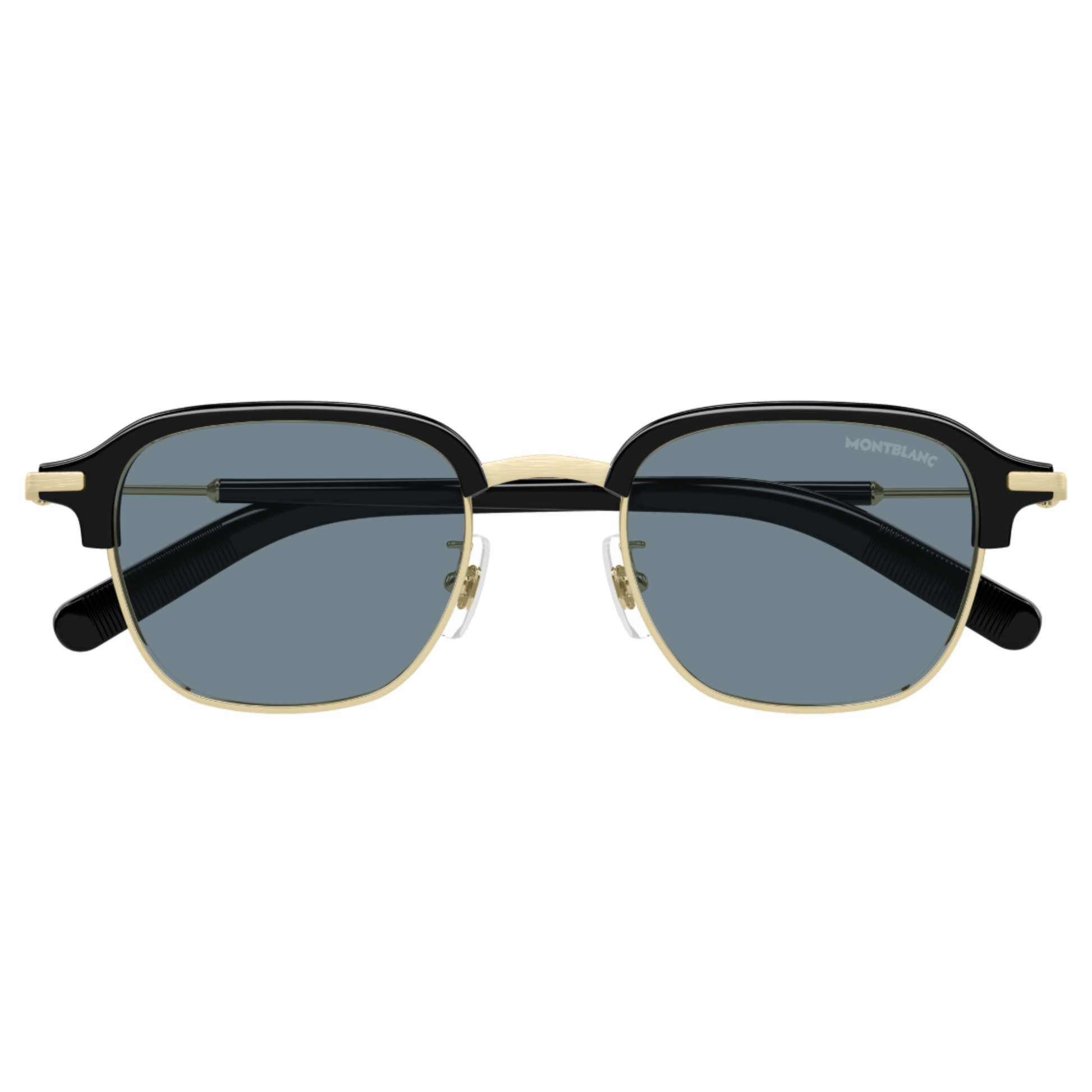 Montblanc MB0390S men's clubmaster acetate and metal luxury sunglasses
