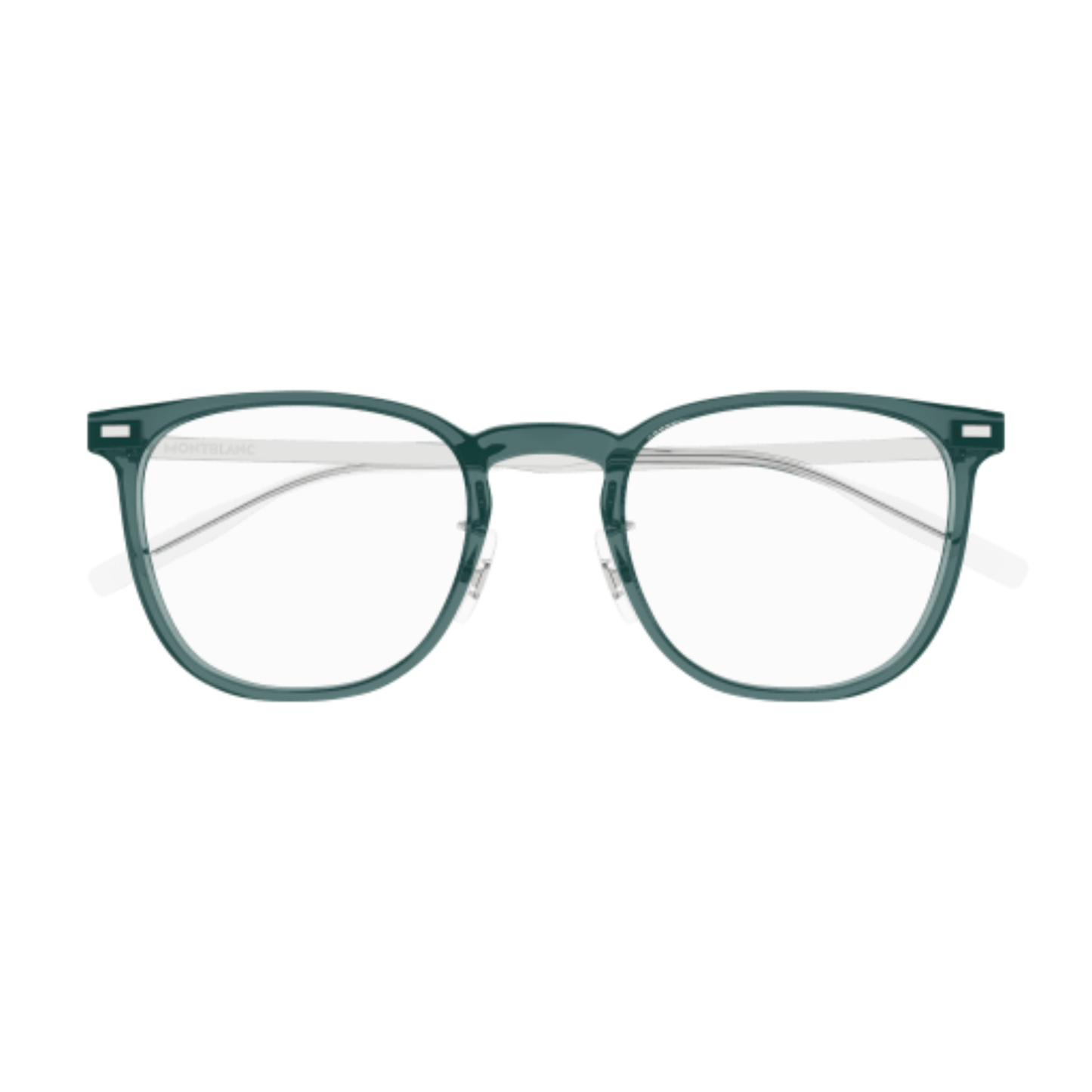 Montblanc MB0393ON 002 Square optical frame front view in acetate