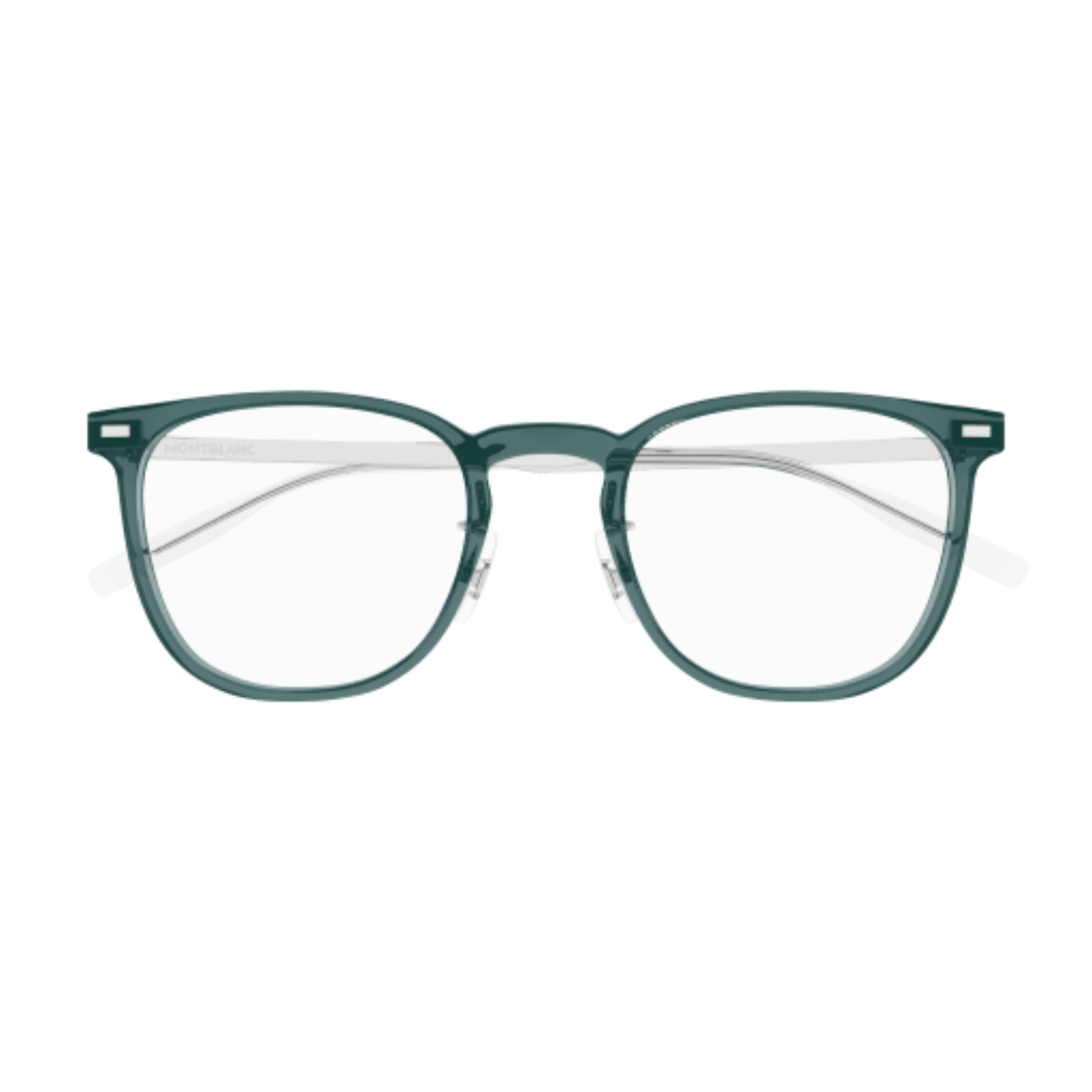 Montblanc MB0393ON 002 Square optical frame front view in acetate