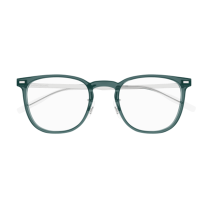 Montblanc MB0393ON 002 Square optical frame front view in acetate
