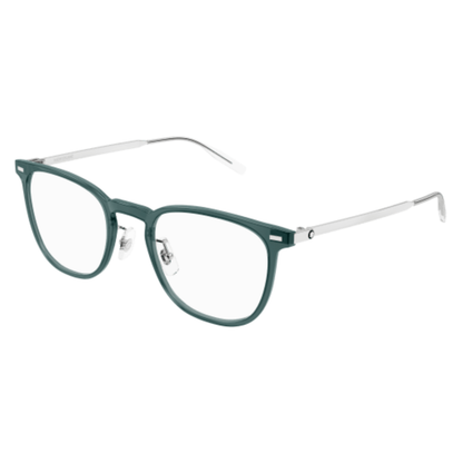 Montblanc MB0393ON 002 Square optical frame front view in acetate