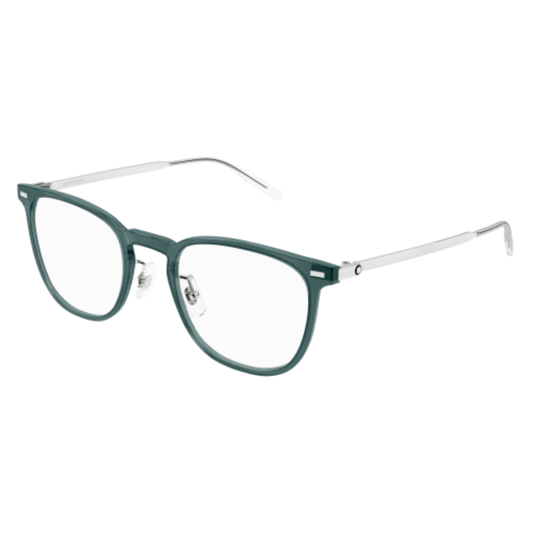 Montblanc MB0393ON 002 Square optical frame front view in acetate
