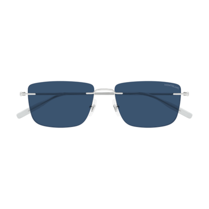 Montblanc MB0429S Unisex Rimless Metal Sunglasses