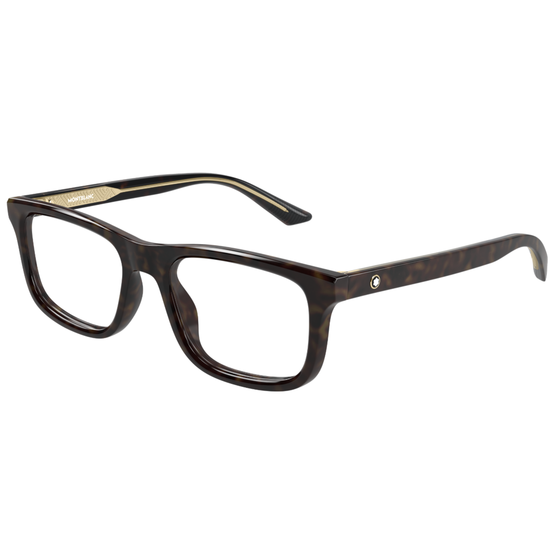 Montblanc MB0457O men's square acetate full-frame optical eyewear