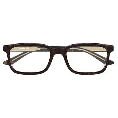Montblanc MB0458OL unisex rectangle acetate optical frame with premium luxury design
