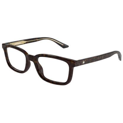Montblanc MB0458OL unisex rectangle acetate optical frame with premium luxury design