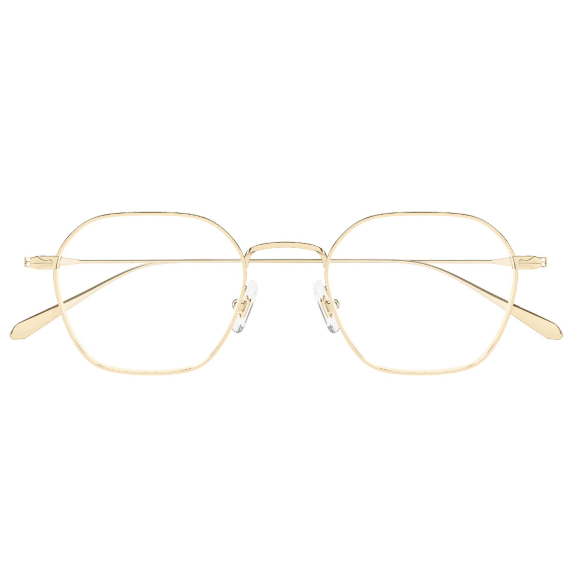 Montblanc MB0472O men's square metal optical frame with premium luxury styling