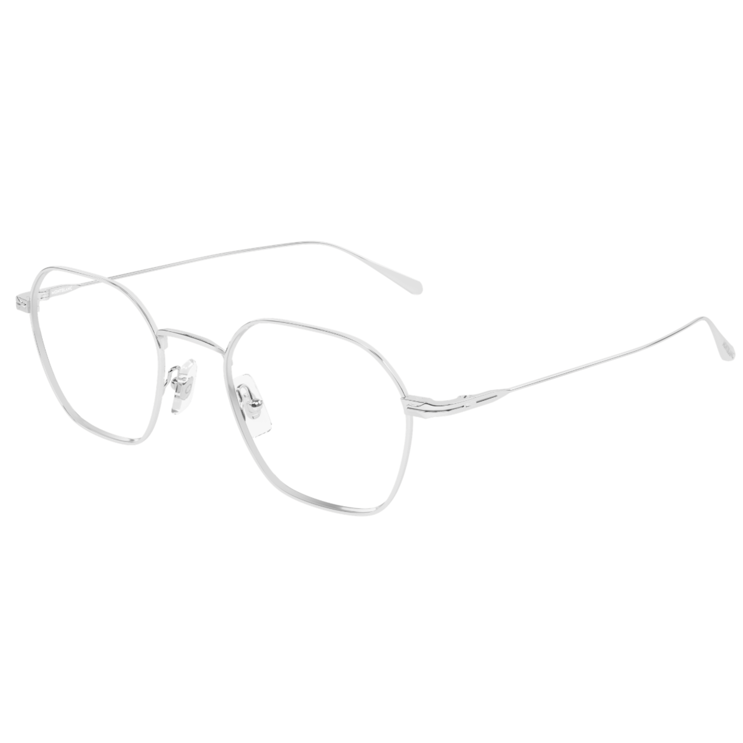 Montblanc MB0472O men's square metal optical frame with premium luxury styling
